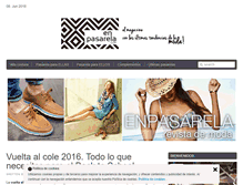 Tablet Screenshot of enpasarela.com